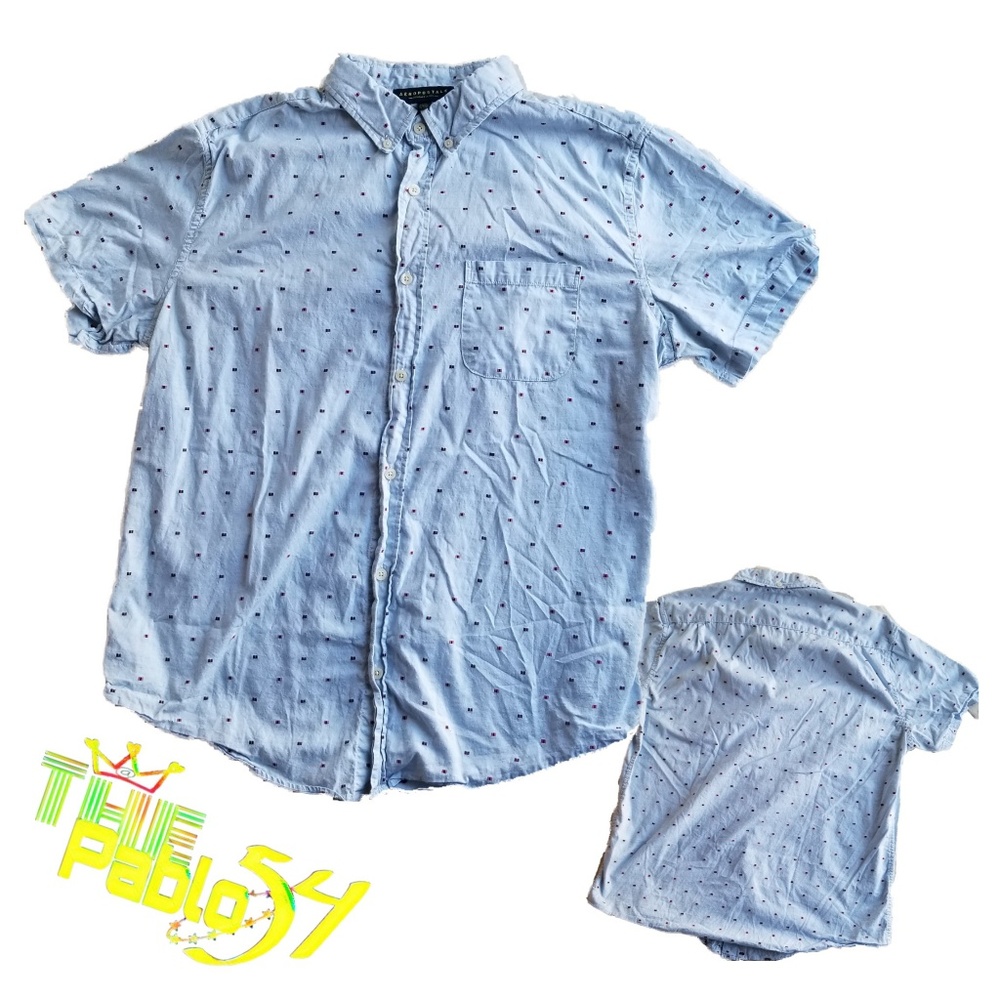 Men's Aeropostale Button Down Shirt L/G